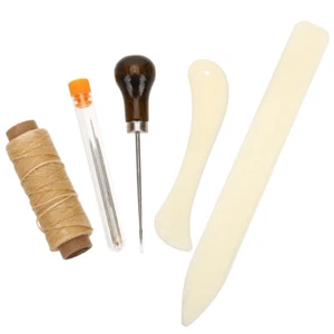 1 Set Buchbinderset Leder Nähen DIY Buchbinderei Bastelset Nähwerkzeuge - Bild 1 von 10