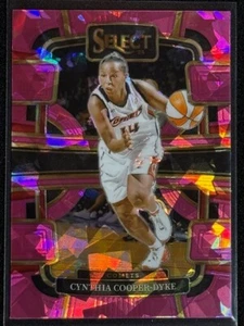 Cynthia Cooper - 2024 Select WNBA Concourse Pink Cracked Ice Prizm #80 COMETS - Picture 1 of 2