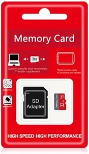 Tarjeta de memoria con adaptador, tarjeta flash TF de alta velocidad. - Zdjęcie 1 z 9
