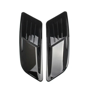 2× Air Intake Trim Covers Racing Car Hood Scoop Vent Decorative Accessories Kit - Image 1 of 4