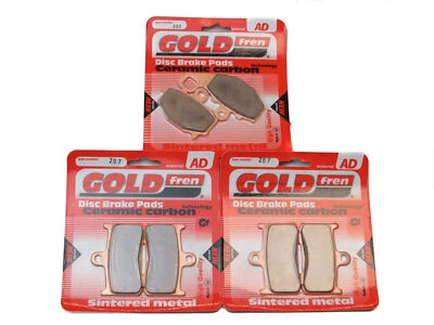 Pastillas de freno delanteras y traseras para Kawasaki Z 1000 ZR 1000 A1/A2/A3/A6F 2003-2006 Foto 1 de 3