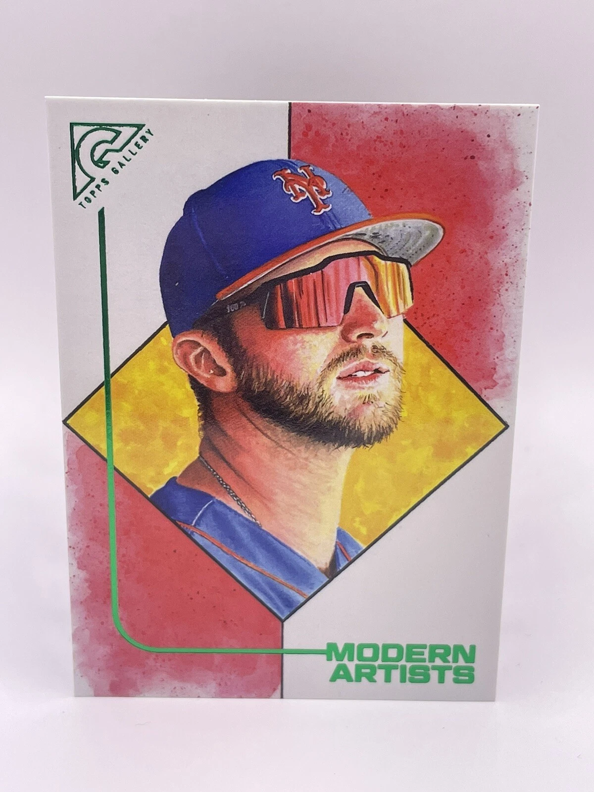 2021 Topps Gallery Modern Artists Pete Alonso Green 105/250 Mets