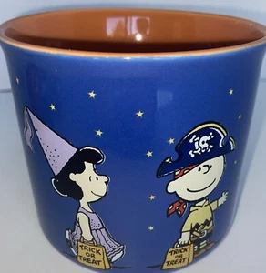 charlie brown halloween coffee cup peanuts lucy sally brown - Picture 1 of 6