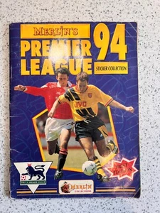 MERLINS PREMIER LEAGUE 94 sticker album, 100% complete. see notes for condition - Picture 1 of 7