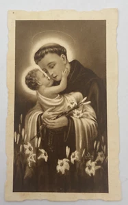 Santino Sant'Antonio da Padova preghiera al Glorioso anno 1932 - Picture 1 of 2