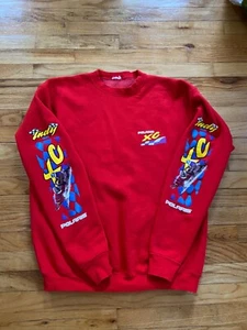 Vintage Polaris Indy SP XC Sweatshirt Red Crewneck Snowmobile Medium/Large? - Picture 1 of 7
