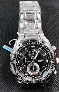 Longbo Stainless Steel Chronograph Watch โ๏ธ๐โ๏ธ๐โ๏ธ๐ - Picture 1 of 10