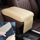 Car Accessories PU Leather Armrest Cushion Cover Center Console Box Pad Protect