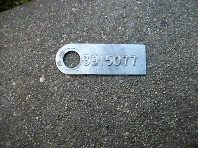 1968-9 Chevrolet Pontiac GTO Oldsmobile 442 Rare Muncie 4 Speed M20 Tag 3915077 - Image 1 of 4