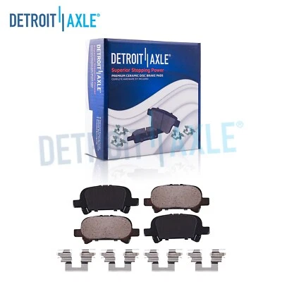 Rear Ceramic Brake Pads w/ Hardware Set for 2000-2006 Toyota Avalon Camry Solara - Image 1 of 4