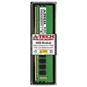 4GB DDR4-2133 DIMM Kingston KVR21N15S8/4 Equivalent Desktop Memory RAM - Picture 1 of 2