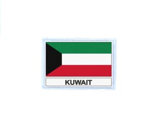 Patch toppe toppa stampato termoadesiva bandiera kuwait kwT - Picture 1 of 1