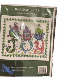 Holiday Blues Counted Cross Stitch - Picture 1 of 1