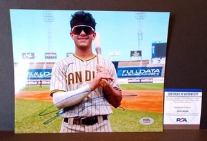 Ethan Salas Signed 8x10 Photo San Diego Padres Top Prospect PSA/DNA Baseball - Picture 1 of 4
