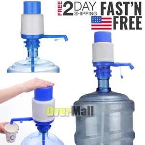 5 & 6 Gallon Hand Pump for Water Bottle Jug Manual Drinking Tap Spigot Camping - Picture 1 of 12