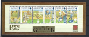 Alderney Block 10 Golf ** (MNH) - Picture 1 of 1