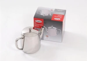 Tudere High Quality 18/10 polished S/Steel Teapot 2 litre - Picture 1 of 2