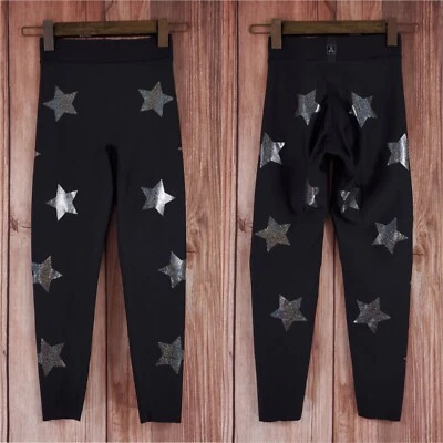 Leggings Ultracor Mujer XS Negro Lux Knockout Plata Diamante Polvo Nebulosa Estrellas Foto 1 de 4