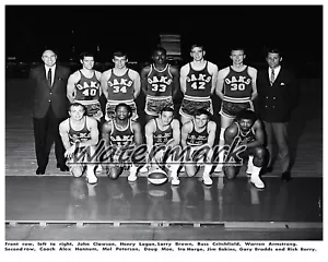 1968 - 69 ABA Oakland Oaks temporada inaugural foto del equipo 8 X 10 foto foto foto - Imagen 1 de 1