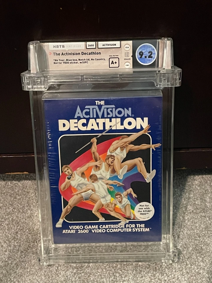 WATA 9.2 A+ Sealed The Activision Decathlon (Atari 2600, 1983 USA) - Image 1 of 2