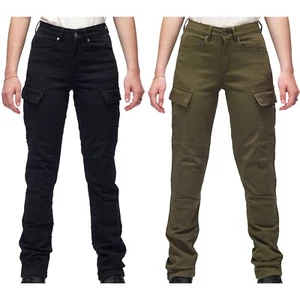 Damen Motorrad Jeans Hose - Modeka Brandon Cargo - hoch abriebsfest - Bild 1 von 9