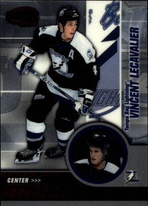 2003-04 (LIGHTNING) Pacific Invincible Red #87 Vincent Lecavalier /850