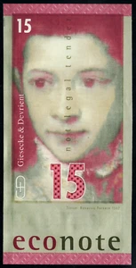 Test Note G&D Germany - "EcoNote 15" intaglio Specimen in UNC - Bild 1 von 2