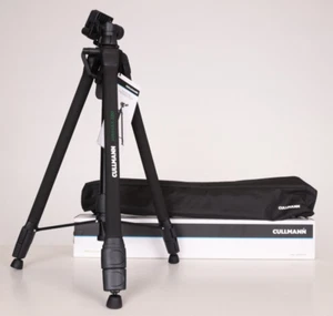 CULLMANN 51381 Primax 380 Dreibein Stativ, Schwarz, Höhe offen bis 1590 mm - Bild 1 von 7