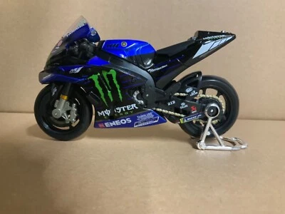 MAISTO 1:18 MONSTER FACTORY YAMAHA YZR-M1 MOTOGP TOY MODEL FRANCO FRANKY MORBIDELLI #21