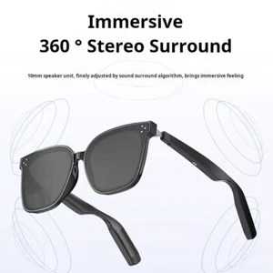 Smart Glasses Bluetooth Audio Sunglasses For Men,Suppoert Handfree Music - Picture 1 of 6