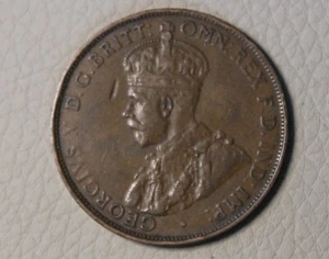 * 1936 PENNY NICE TONE 6 PEARLS FULL DIAMOND VISABLE EDGY COIN # DFH89 - Bild 1 von 8