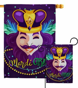 König des Karnevals Garten Flagge Frühling Deko Geschenk Hof Haus Banner - Bild 1 von 19