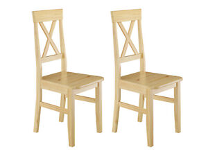 Due sedie in Pino massello per cucina e sala da pranzo 90.71-23-D