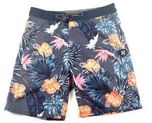 Hurley Phantom Boardshorts Men's 30 (32) Swim Trunks Floral AOP 8" Inseam Surf - Picture 1 of 12