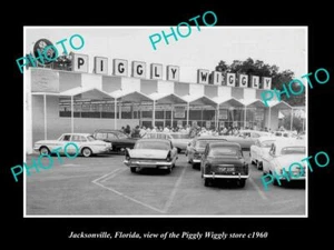 FOTO HISTÓRICA ANTIGUA 8x6 de Jacksonville Florida The Piggly Wiggly Store c1960 - Imagen 1 de 1