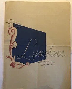 vintage menu for hotel Staler in Washington DC 1947 - Picture 1 of 4