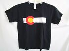  Breckenridge Colorado State Logo Czarny T-shirt Chłopięcy Młodzieżowy Rozmiar S