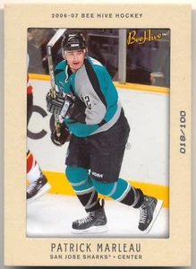 2006-07 UD Beehive Matte Framed PATRICK MARLEAU Rare San Jose Sharks SP #/100 - Picture 1 of 1
