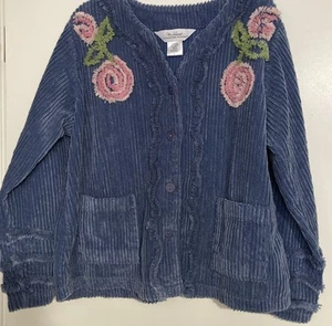 Vermont Country Store Chenille Bettjacke Gr. L - Bild 1 von 15