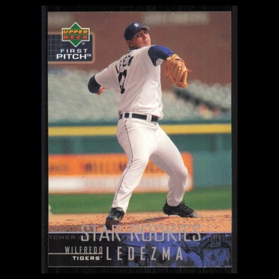 Wilfredo Ledezma #12 2004 Upper Deck First Pitch Detroit Tigers Baseball Card NM - Image 1 of 3