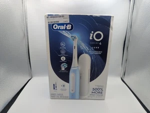 Oral-B iO Series 4 Rechargeable Toothbrush (Icy Blue) - Picture 1 of 4