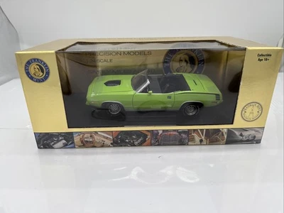 Franklin Mint RARE WALMART EXCLUSIVE 1970 HEMI CUDA w/papers 1/24 Scale  - Image 1 of 4