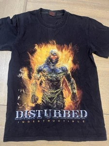 Vintage Thunder Plus Disturbed Indestructible Tour Band Tee Medium Size - Picture 1 of 3