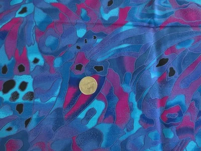 4741. Hoffman Intern. TIFFANY WINDOWS Craft, Quilting COTTON FABRIC--43" x 1 yd. - Image 1 of 3