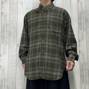 Pendleton Wool Shirt 60s Made in USA Check Elbow Patch Used - Picture 1 of 18