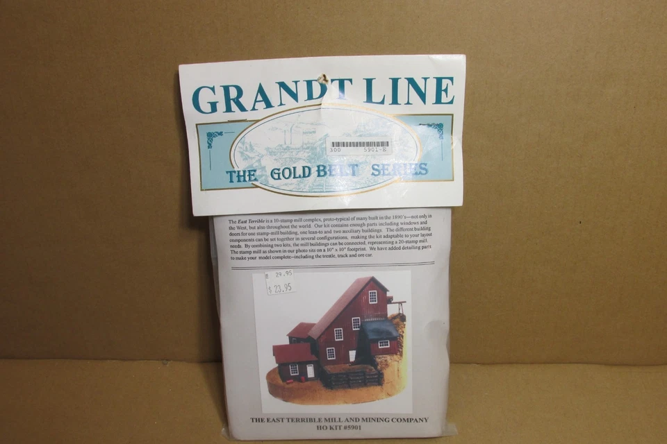 NEW HO SCALE GRANDT LINE GOLD BELT THE EAST TERRIBLE MILL & MINING CO. KIT #5901 - Image 1 of 1