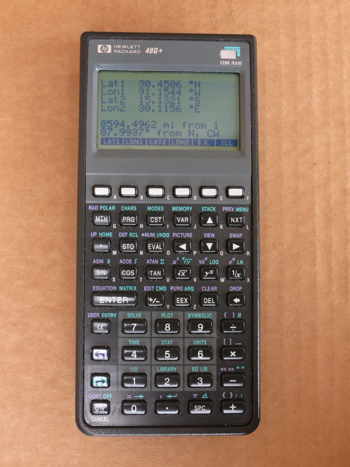HP 48G+ Graphing Calculator without a Case - Image 1 of 1