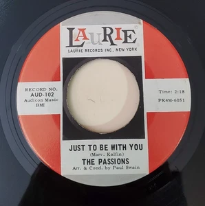 Passions JUST TO BE WITH YOU / OH MELANCHOLY ME (DOO WOP 45) #102 PLAYS VG++ - Picture 1 of 4