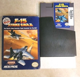 Nintendo NES Game: F-15 Strike Eagle
