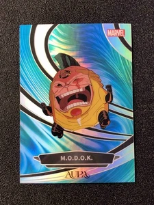 M.O.D.O.K. 2025 KAKAWOW AURA Marvel Cyan Refractor /145 #AM-IC-16 - Picture 1 of 2